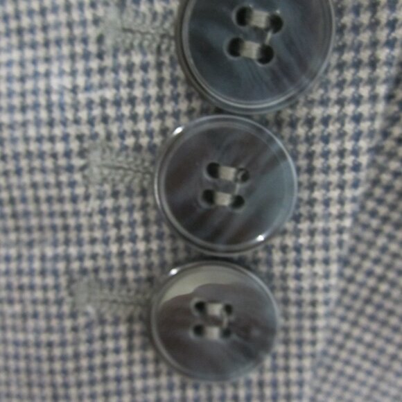 New United Colors Of Benetton Blazer Womens S Gray Houndstooth LS Blazer Jacket - Picture 14 of 14